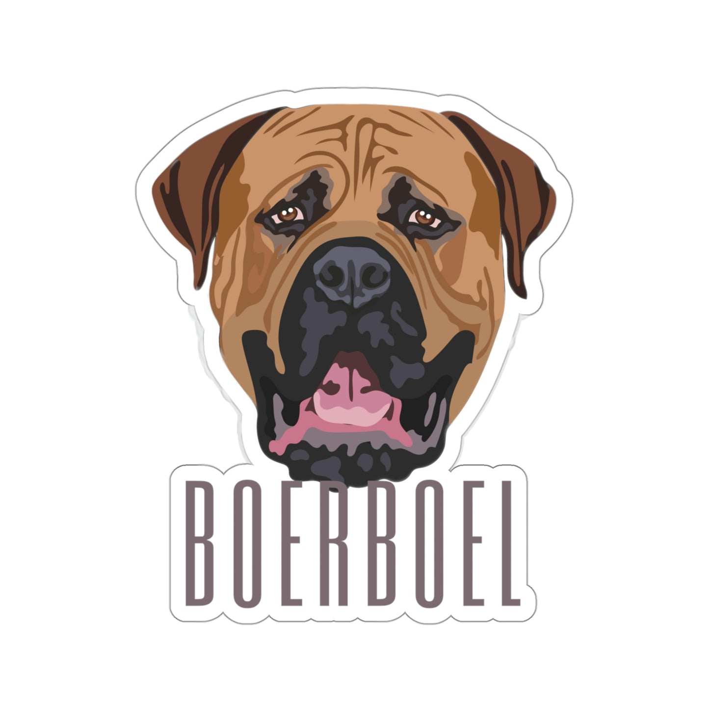 Boerboel Kiss-Cut Sticker