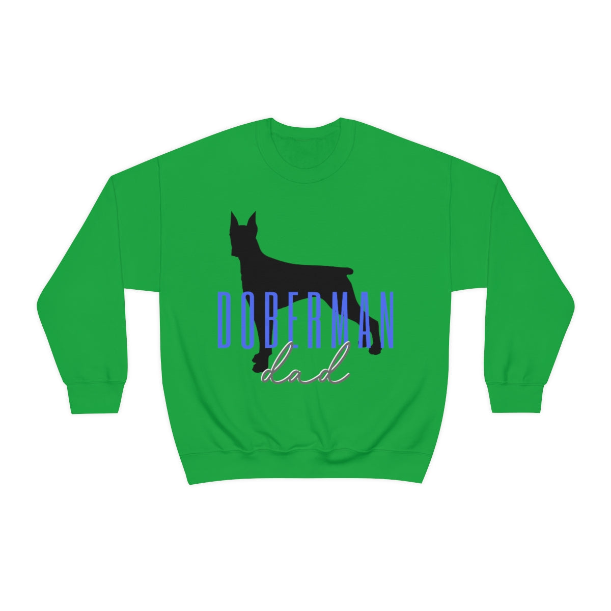 Doberman dad Crewneck Sweater - Customizable