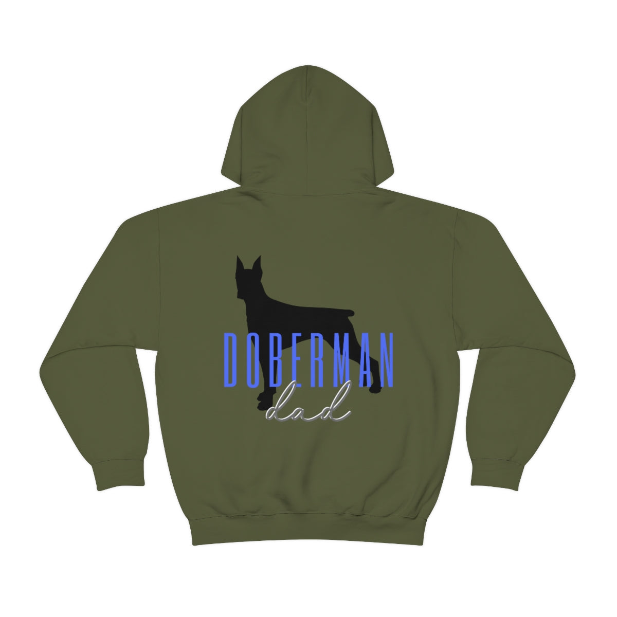 Doberman Dad Hoodie - Customizable