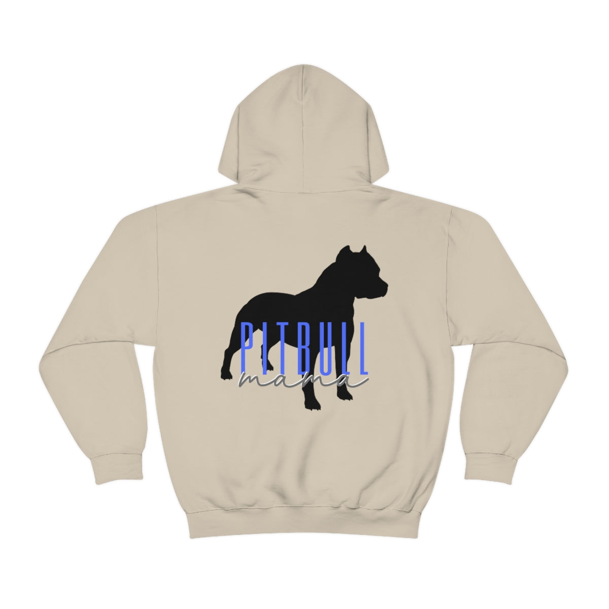 Pitbull Mama Hoodie - Cropped Ears