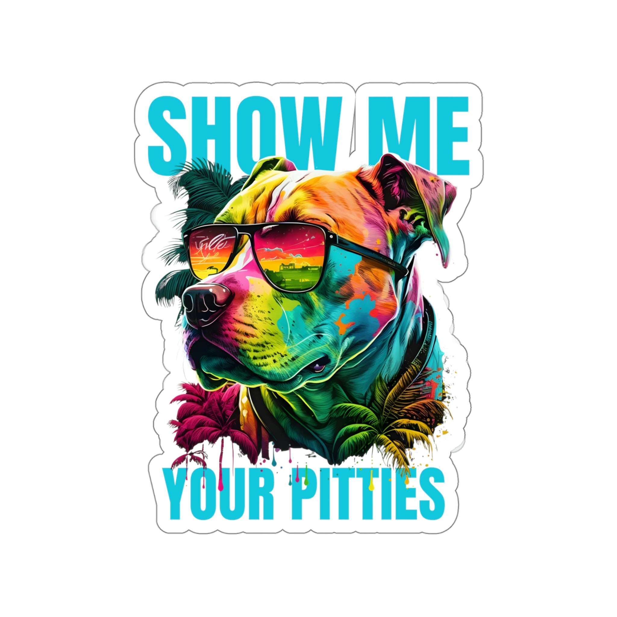 Pitbull stickers for your sales car