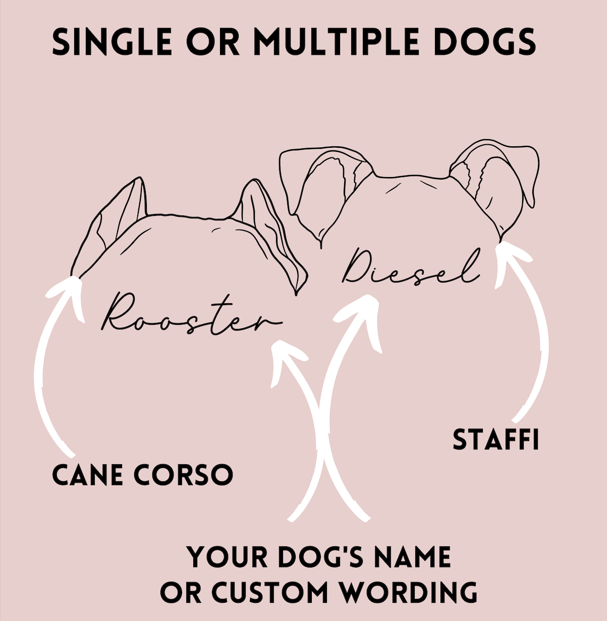 Custom Dog Ear Mug - Customizable