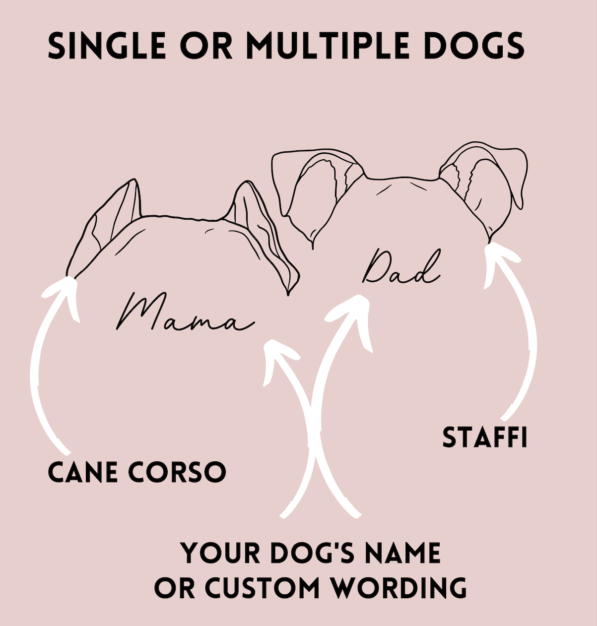 Custom Dog Ear Mug - Customizable