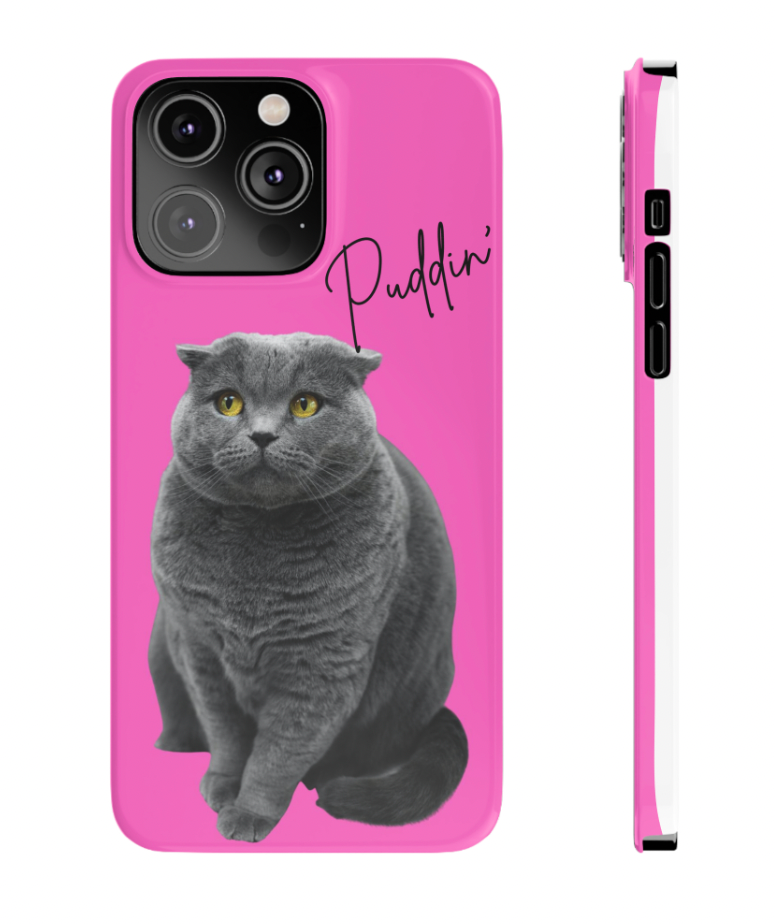 Custom Pet Phone Case Using Pet Photo + Name