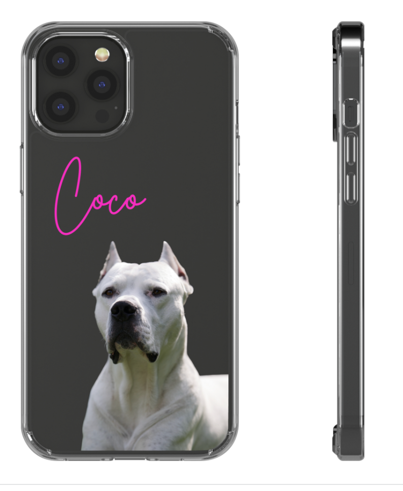 Products Custom Pet Phone Case Using Pet Photo + Name Custom Dog Phone Case Custom Cat Phone Case Personalized Phone Case Cat iPhone Case