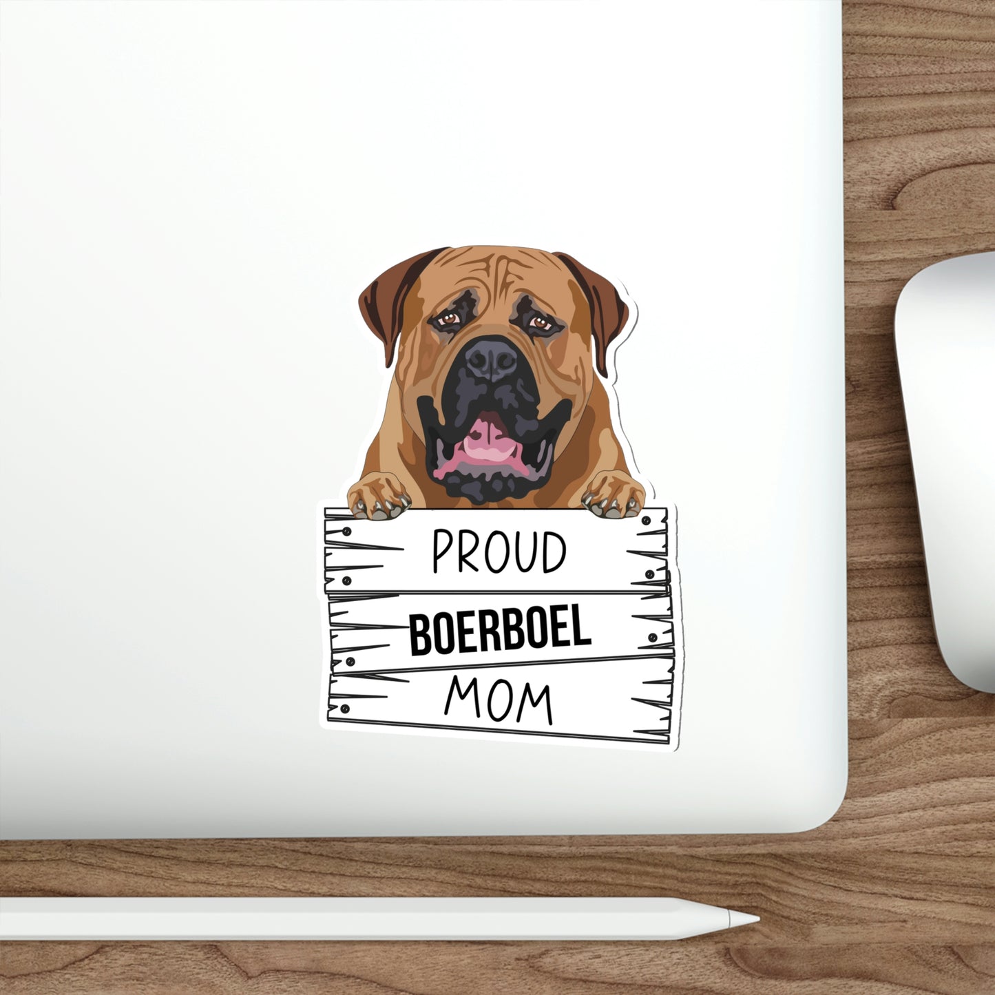 Boerboel Mom Die-Cut Stickers