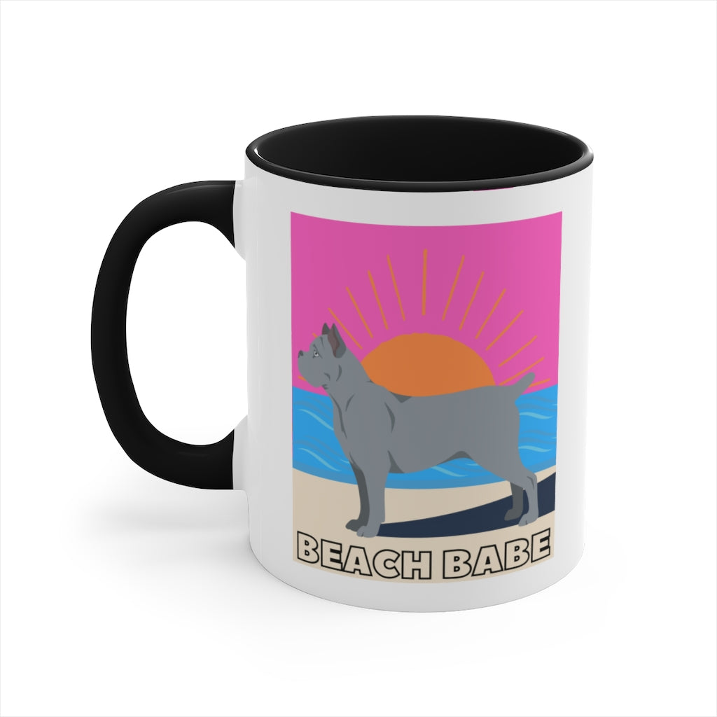 Beach Babe Grey Cane Corso Mug | Corso Cup | Dog Mug | Gift For Dog Mom | Gift For Dog Dad | New Dog Parent | Guard Dog | Cane Corso Lover