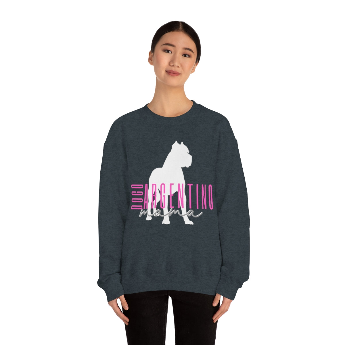 Dogo Argentino mama Crewneck Sweater - Customizable