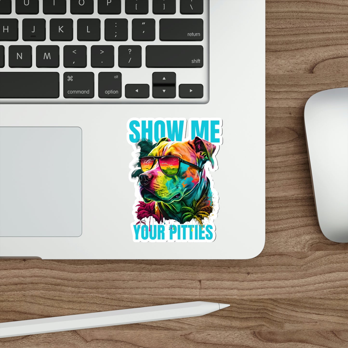 Show Me Your Pitties Pitbull Die-Cut Sticker Car Decal