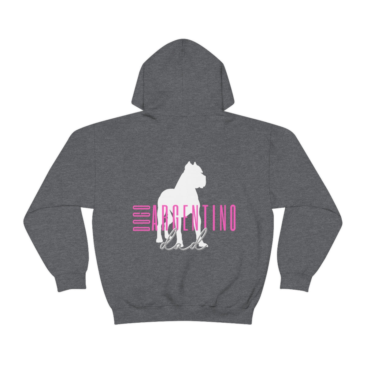 Dogo Argentino Dad Hoodie - Customizable