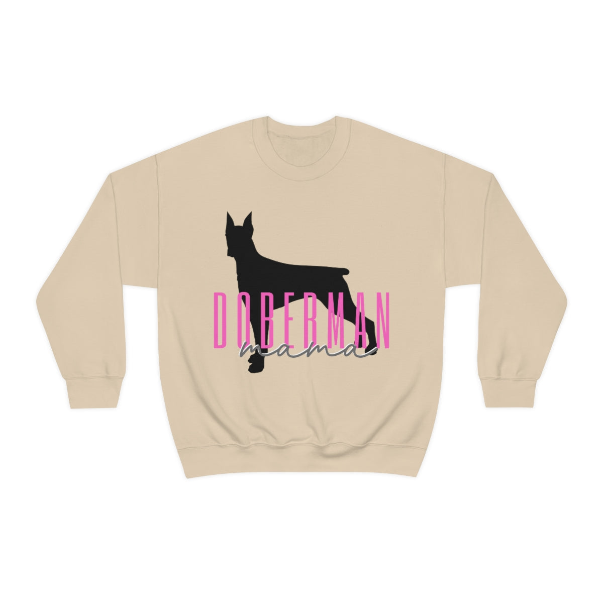 Doberman mama Crewneck Sweater - Customizable