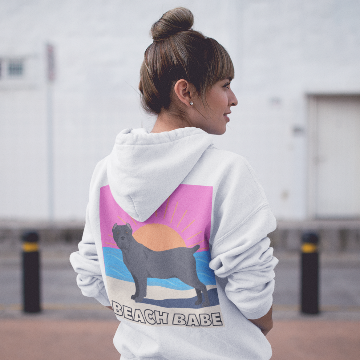 Beach Babe Cane Corso Hoodie Sweatshirt