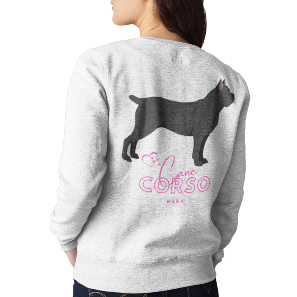 Black Cane Corso Mama Sweatshirt | Italian Mastiff | Dog Lover | Dog Mama | Dog Lover | Dog Mom | Mom Life | Dog Life | Dog T | Dog Shirt