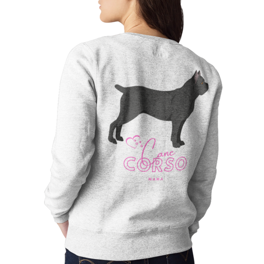 Black Cane Corso Mama Sweatshirt | Italian Mastiff | Dog Lover | Dog Mama | Dog Lover | Dog Mom | Mom Life | Dog Life | Dog T | Dog Shirt