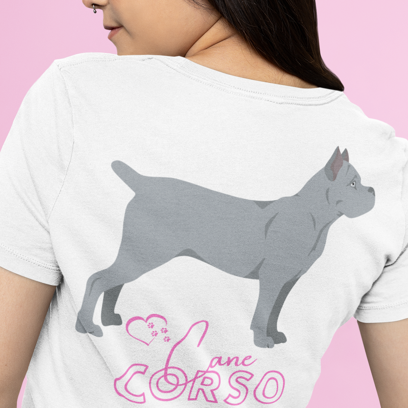 Our Grey Cane Corso Dog Mama T-Shirt graphic is printed on our Bella Canvas Soft Tee. This shirt fits true to size so please order accordingly. (Please see Black Cane Corso Listing for Black Dog)•Graphic | Dog Mom | Italian Mastiff | Dog Mom Tee | Dog Mama T | New Mom | Dog Life | Puppy | Cool Dog Mom | Bully