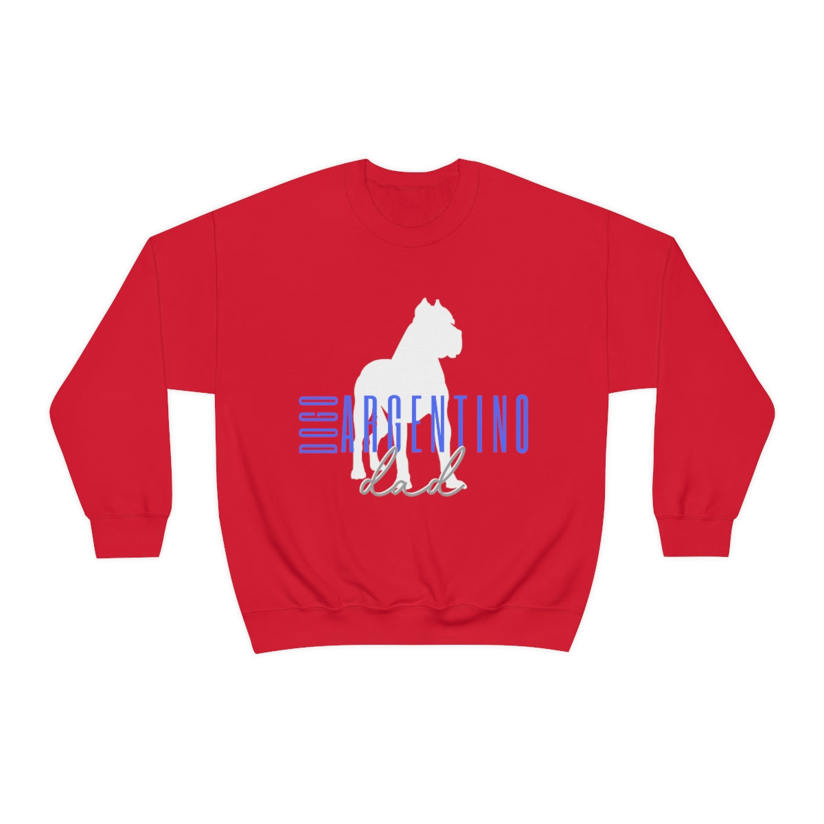 Dogo Argentino Dad Crewneck Sweater - Customizable