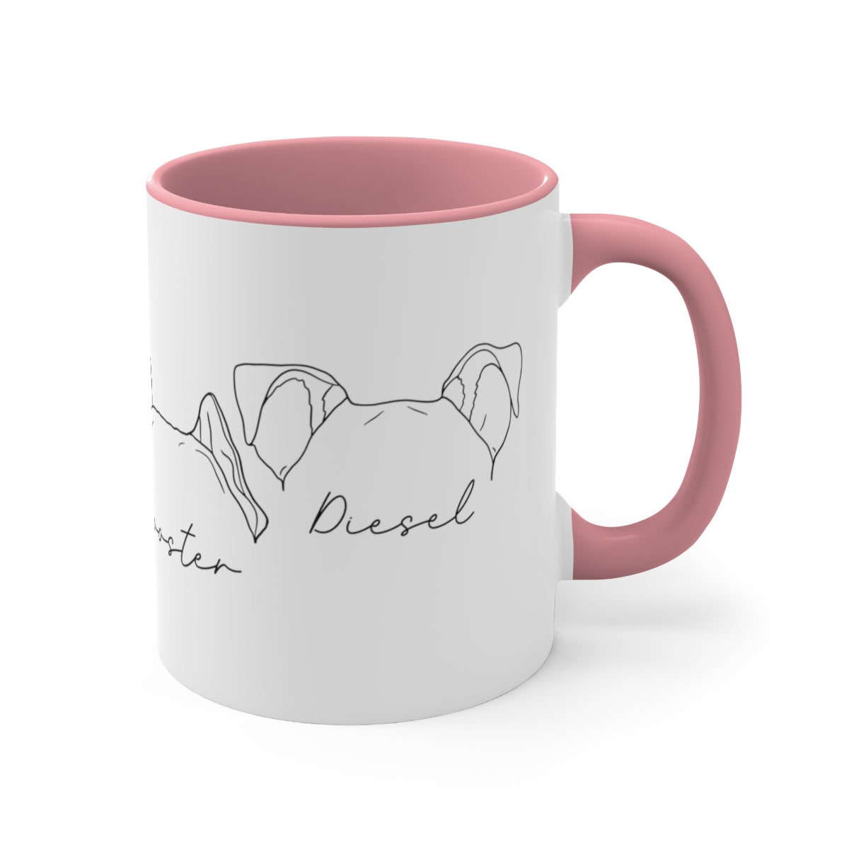 Custom Dog Ear Mug - Customizable