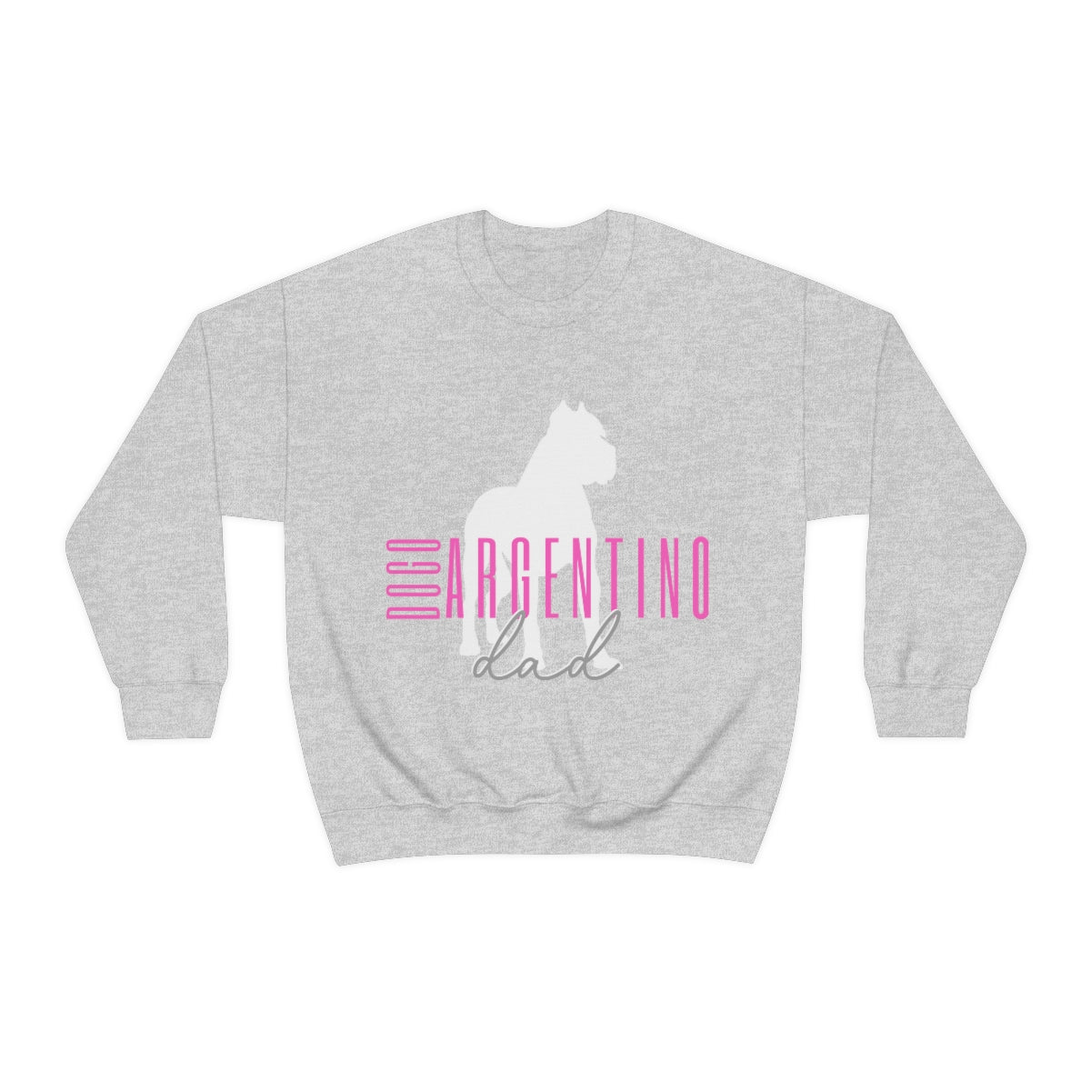 Dogo Argentino Dad Crewneck Sweater - Customizable