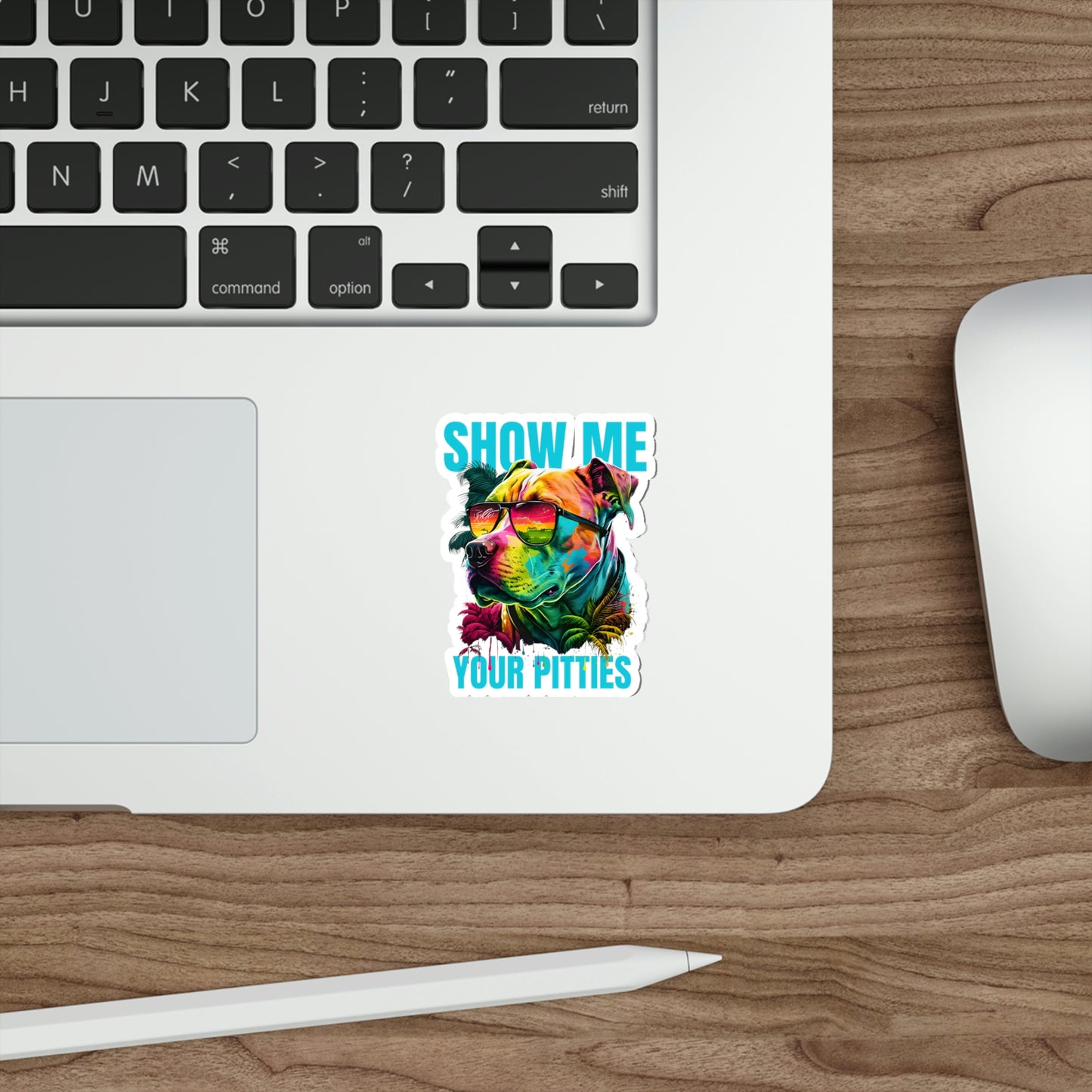 Show Me Your Pitties Pitbull Die-Cut Sticker Car Decal