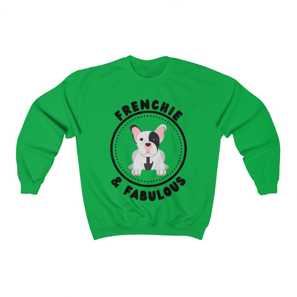 Frenchie & Fabulous Sweatshirt | Dog Mom | Dog Dad | Dog Mama | Frenchie Mom | French Bulldog | Dog Life | New Dog Mom Gift | Frenchie tee