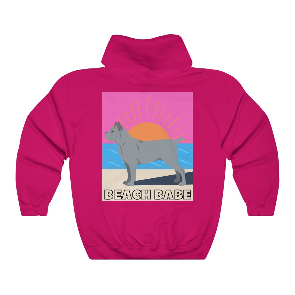 Beach Babe Cane Corso Hoodie Sweatshirt