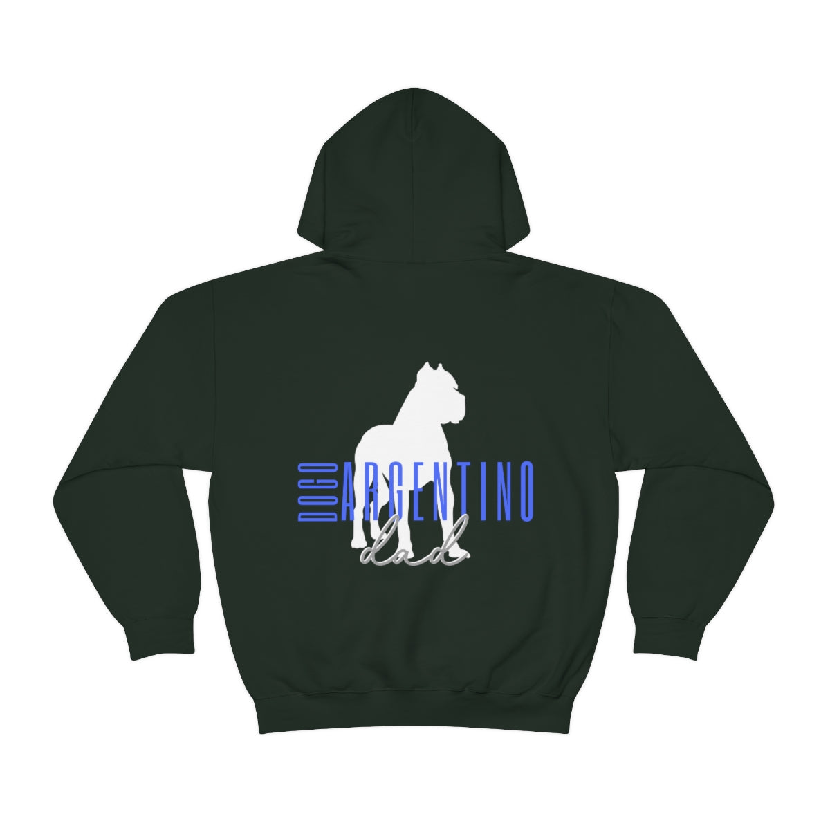 Dogo Argentino Dad Hoodie - Customizable