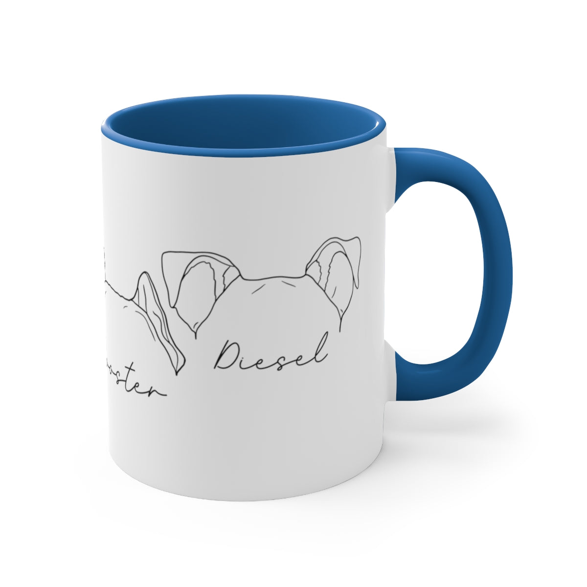 Custom Dog Ear Mug - Customizable