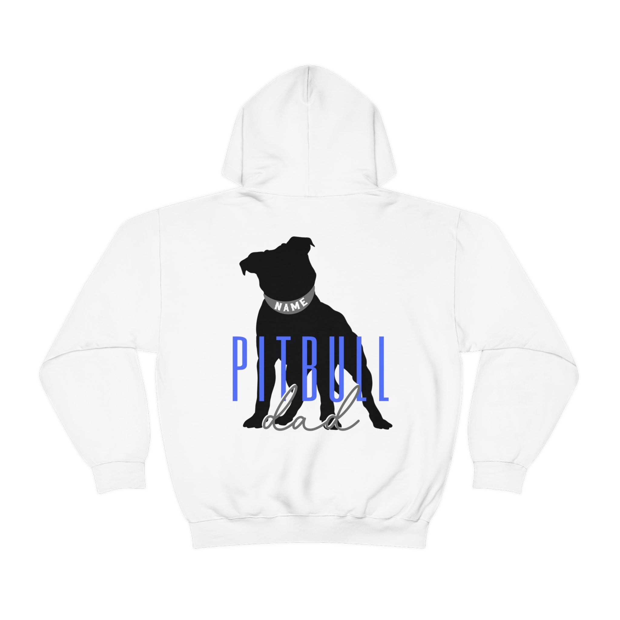 Custom Name Pitbull Dad Hoodie Pitbull Dad Sweater Pitbull Dad