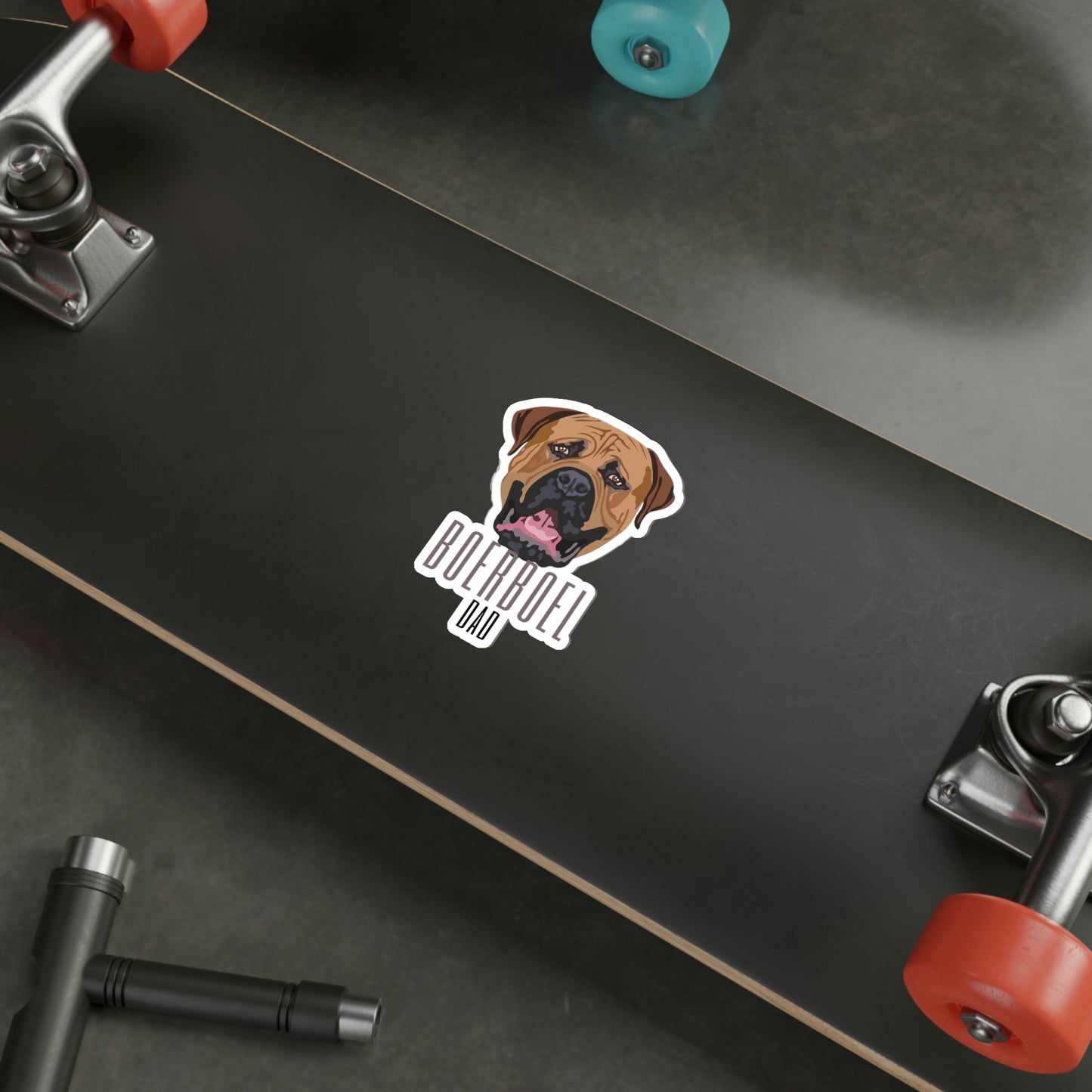 Boerboel Dad Die-Cut Sticker