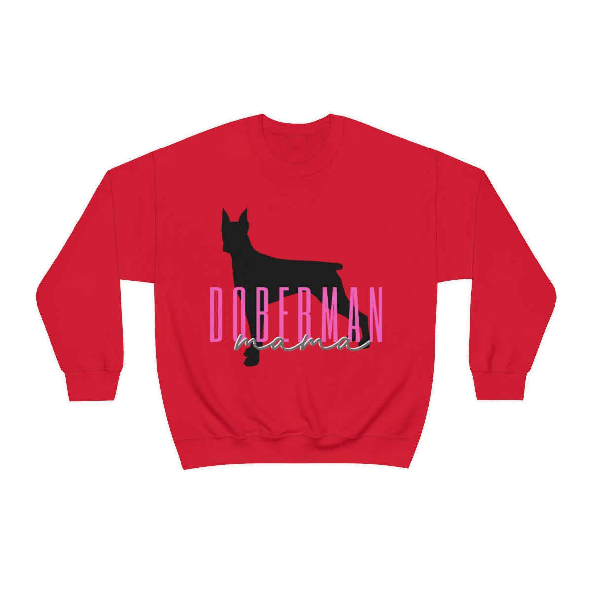 Doberman mama Crewneck Sweater - Customizable