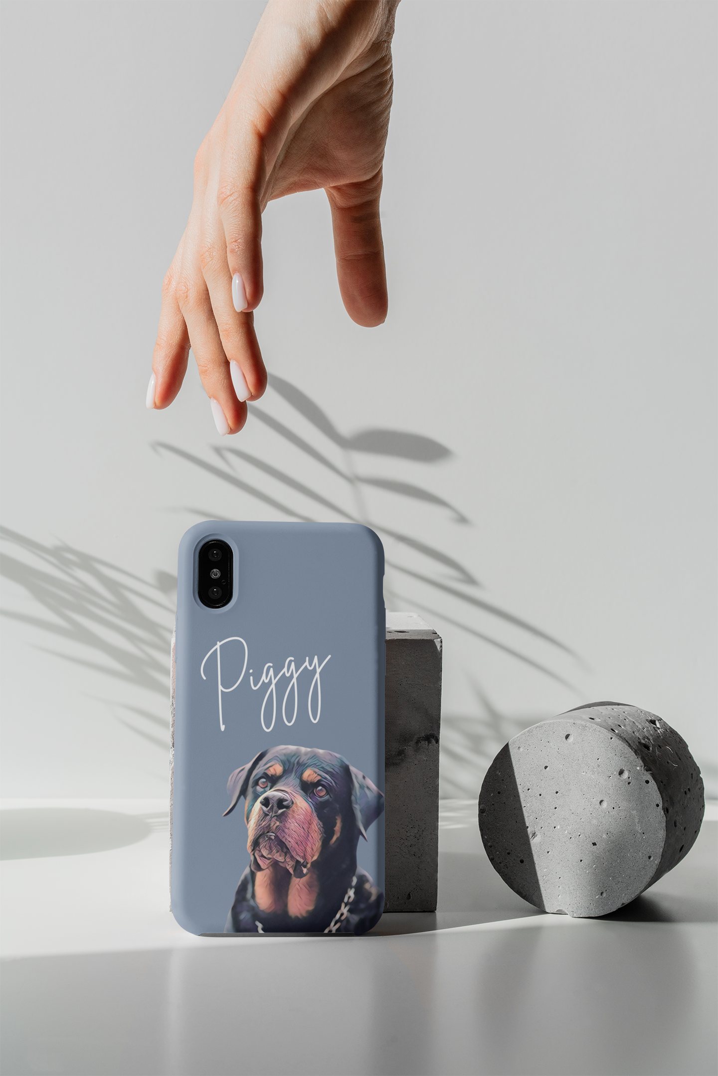 Custom Pet Phone Case Using Pet Photo + Name