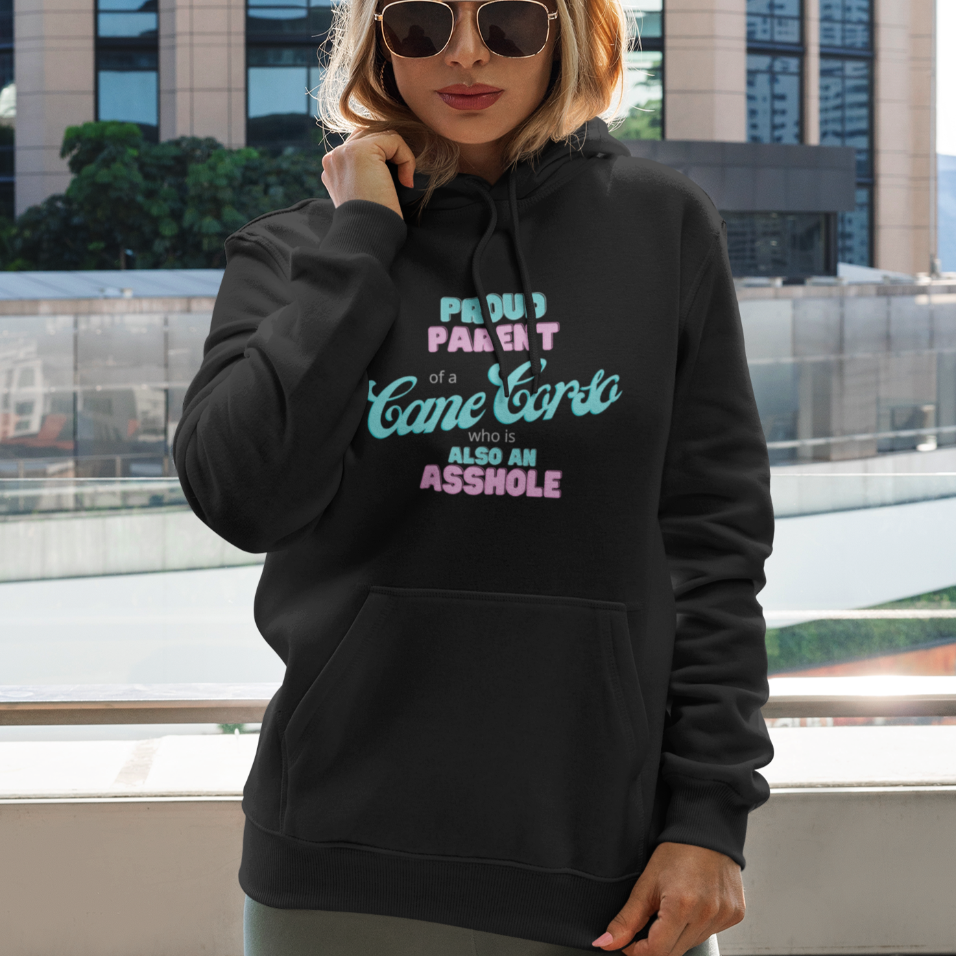 Parent of Cane Corso Asshole Hoodie | Dog Mom Sweater | Dog Dad Hoodie | New Dog Gift | New Puppy Gift | Cane Corso Lover | swearing