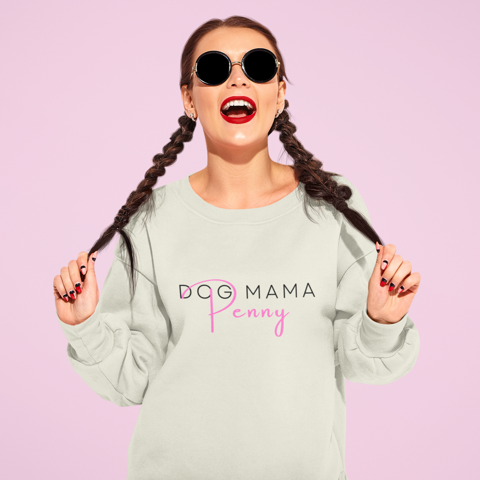  | Personalized Dog Mom Sweatshirt | Dog Dad Sweatshirt | Custom Dog Mom Sweatshirt | Gift For Dog Mom